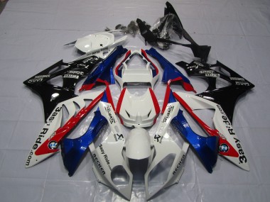 Best 2009-2014 BMW S1000RR Motorcycle Fairings - White Red Blue Glossy Black Easy Ride UK