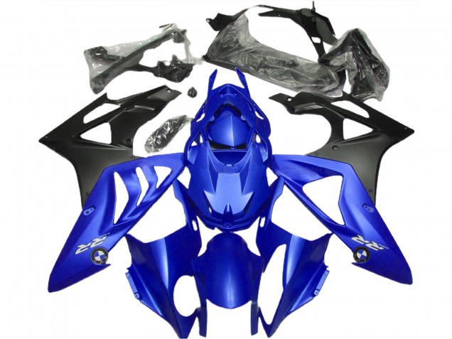 2009-2014 BMW S1000RR Motorcycle Fairing - Blue Matte Black UK