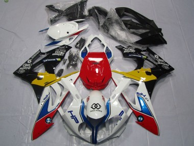 Best 2009-2014 BMW S1000RR Motorcycle Fairings - White Yellow Red Black Blue HP UK
