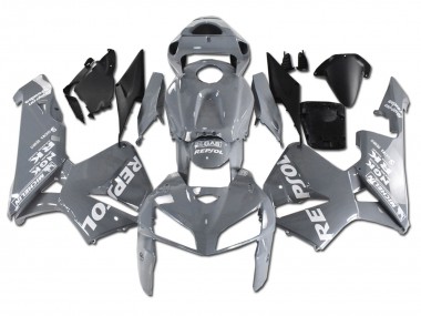 Best 2005-2006 Honda CBR600RR Motorcycle Fairings - Nardo Grey White Repsol UK