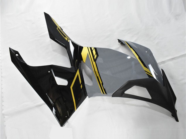 2018-2024 Kawasaki Ninja 400 Motorcycle Fairings - Nardo Grey Gold Black UK