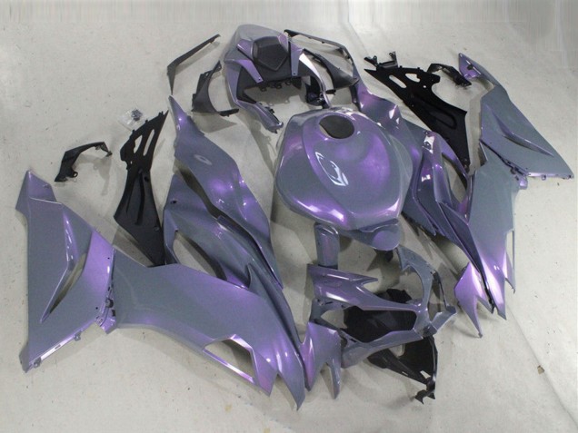 2019-2022 Kawasaki ZX6R Motorcycle Fairings - Chameleon Grey Dazz Pearl Purple UK