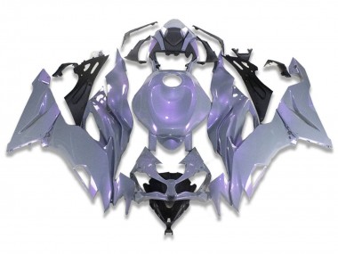 Best 2019-2022 Kawasaki ZX6R Motorcycle Fairings - Chameleon Grey Dazz Pearl Purple UK