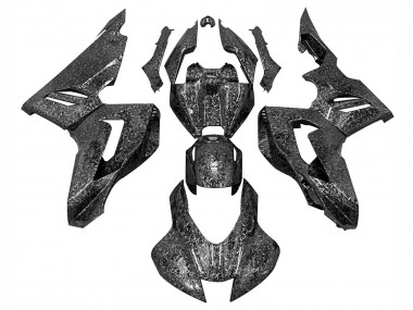 Best 2020-2023 Honda CBR1000RR-R Motorcycle Fairings - Black Forged Carbon Fiber UK