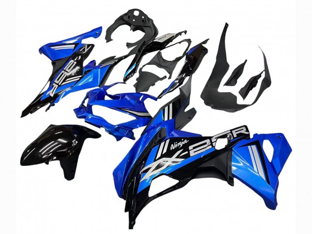 2019-2025 Kawasaki ZX25R ZX-25R Motorcycle Fairings - Blue White Matte Black UK