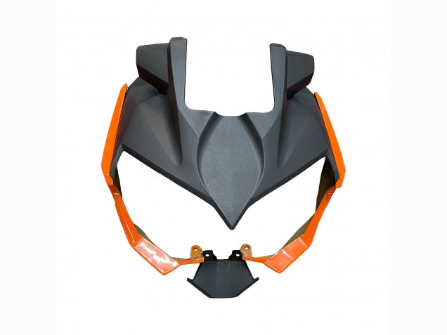 2018-2024 Kawasaki Z400 Motorcycle Fairings - Orange Glossy Black UK