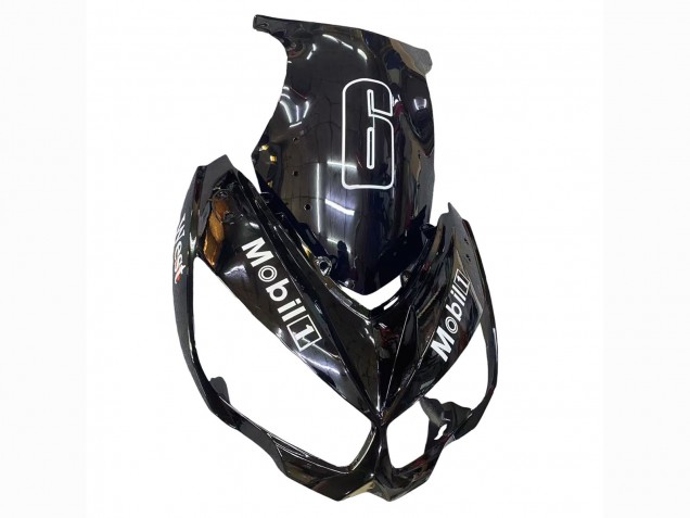 2010-2016 Kawasaki Z1000SX Motorcycle Fairings - Glossy Black Gold White Mobil West UK