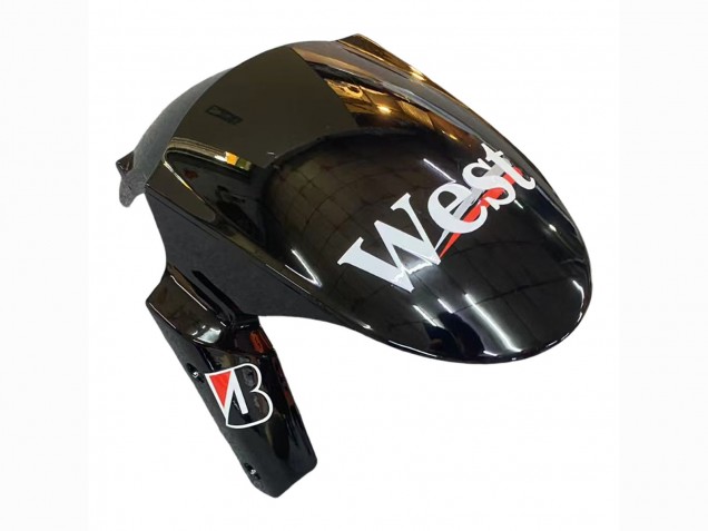 2010-2016 Kawasaki Z1000SX Motorcycle Fairings - Glossy Black Gold White Mobil West UK