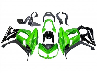 Best 2010-2016 Kawasaki Z1000SX Motorcycle Fairings - Glossy Black Matte Black Green UK