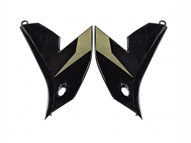 2022-2025 Kawasaki Versys 650 Motorcycle Fairings - Dark Green Black UK