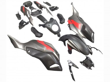 Best 2012-2017 Yamaha MT07/FZ07 Motorcycle Fairings - Grey Red UK