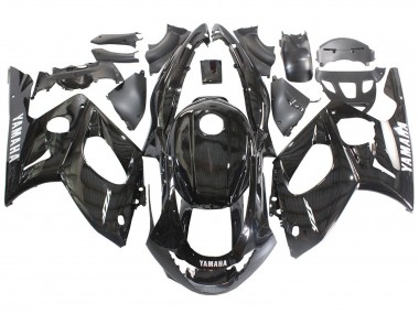 Best 1996-2007 Yamaha YZF600R Thundercat Motorcycle Fairings - Glossy Black UK