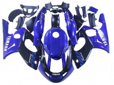 Best 1996-2007 Yamaha YZF600R Thundercat Motorcycle Fairings - Blue Glossy Black UK