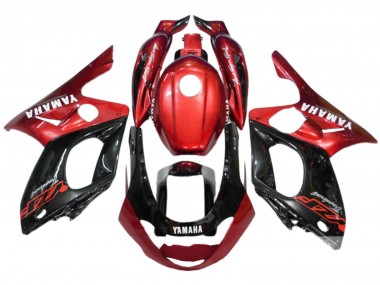 Best 1996-2007 Yamaha YZF600R Thundercat Motorcycle Fairings - Red Black Silver UK