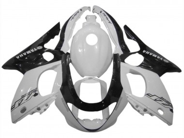 Best 1996-2007 Yamaha YZF600R Thundercat Motorcycle Fairings - White Black UK