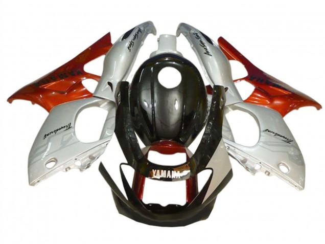 1996-2007 Yamaha YZF600R Thundercat Motorcycle Fairings - Black Silver Burnt Orange UK