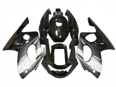 Best 1996-2007 Yamaha YZF600R Thundercat Motorcycle Fairings - Grey White Black UK