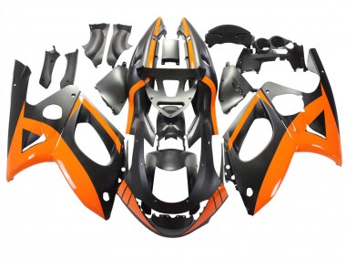 Best 1996-2007 Yamaha YZF600R Thundercat Motorcycle Fairings - Black Orange UK
