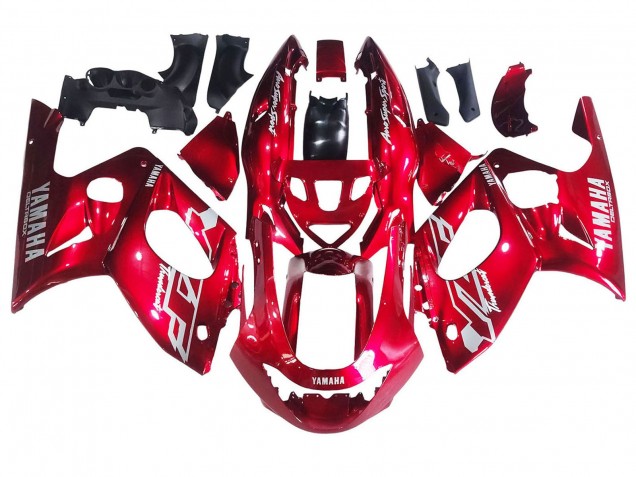 1996-2007 Yamaha YZF600R Thundercat Motorcycle Fairings - Red White Thunderace UK