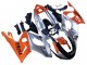 1996-2007 Yamaha YZF600R Thundercat Motorcycle Fairings - Orange Grey Glossy Black UK