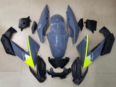 Best 2009-2012 Yamaha XJ6 Motorcycle Fairings - Grey Yellow UK