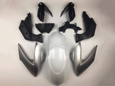 Best 2009-2012 Yamaha XJ6 Motorcycle Fairings - White Silver UK