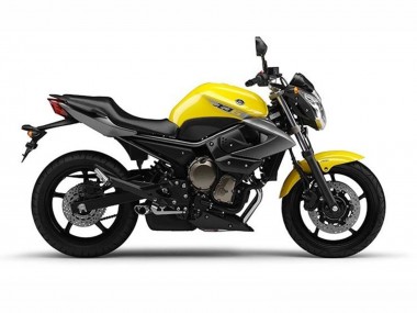 Best 2009-2012 Yamaha XJ6 Motorcycle Fairings - Black Yellow UK