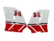 1985-1987 Yamaha RZV500 / RD500 Motorcycle Fairings - White Red Black UK