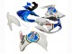 2003-2013 Suzuki SV650 Motorcycle Fairings - White Blue Lucky Strike Motul UK