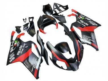 Best 2003-2006 Aprilia RSV1000 Motorcycle Fairings - Black Red UK