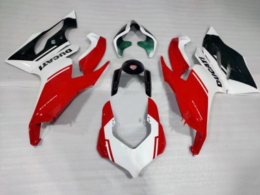 Best 2020-2024 Ducati Panigale V2 Motorcycle Fairings - White Red Green Glossy Black UK