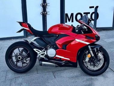 Best 2020-2024 Ducati Panigale V2 Motorcycle Fairings - Red White UK