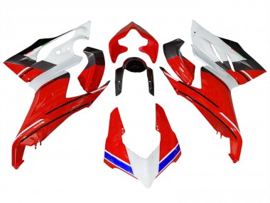 Best 2020-2024 Ducati Panigale V2 Motorcycle Fairings - White Red Blue Glossy Black UK