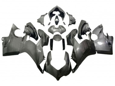 Best 2018-2019 Ducati Panigale V4 V4S Motorcycle Fairings - Black Carbon Fiber Style UK