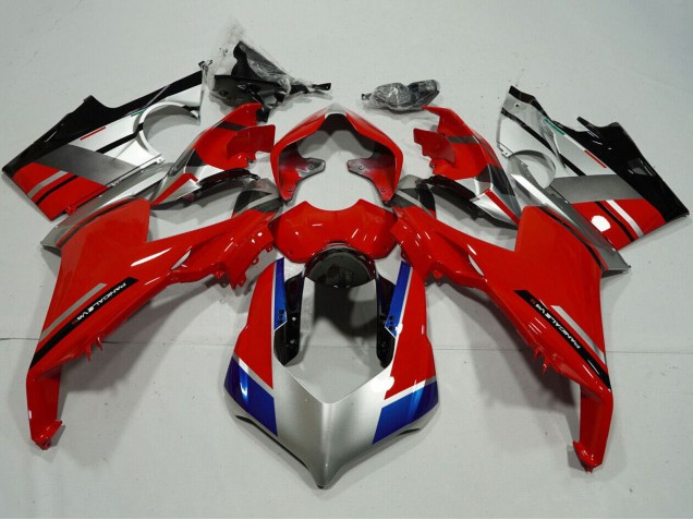 2018-2019 Ducati Panigale V4 V4S Motorcycle Fairings - Silver Red Blue Glossy Black UK