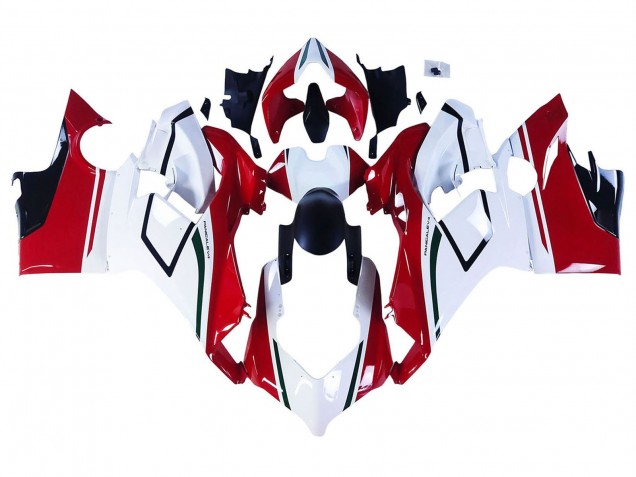 2018-2019 Ducati Panigale V4 V4S Motorcycle Fairings - White Red Green Glossy Black UK