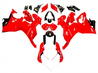 Best 2018-2019 Ducati Panigale V4 V4S Motorcycle Fairings - White Red Glossy Black UK