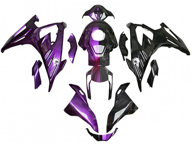 2023-2024 BMW S1000RR Motorcycle Fairings - Purple Glossy Black UK