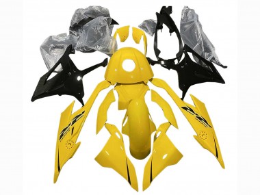 Best 2023-2024 BMW S1000RR Motorcycle Fairings - Yellow Glossy Black UK