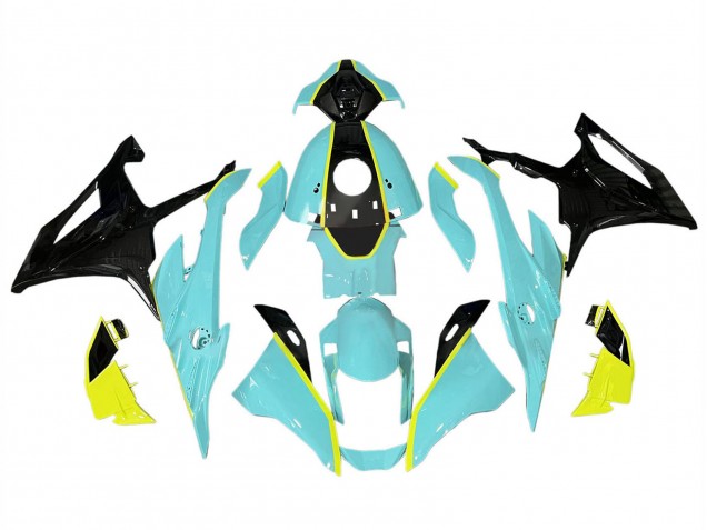 2023-2024 BMW S1000RR Motorcycle Fairings - Light Green Yellow Black UK