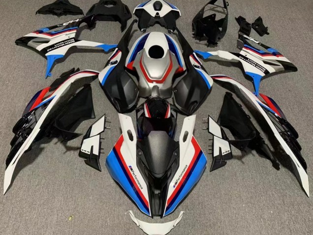 2023-2024 BMW S1000RR Motorcycle Fairings - White Black Red Blue UK