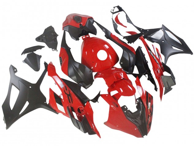 2023-2024 BMW S1000RR Motorcycle Fairings - Red Matte Black UK
