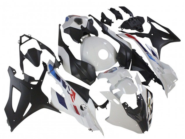 2023-2024 BMW S1000RR Motorcycle Fairing - White Blue Red Matte Black UK