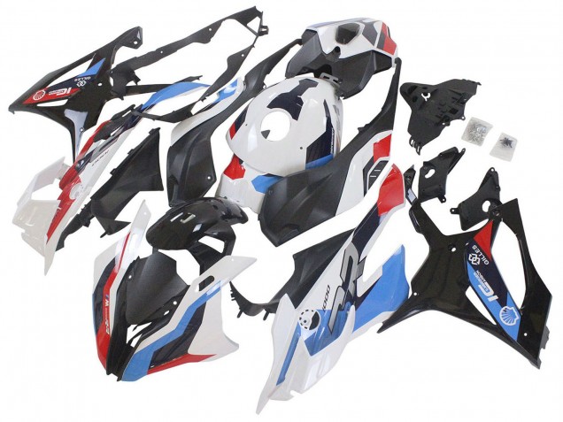 2023-2024 BMW S1000RR Motorcycle Fairings - White Blue Red Matte Black UK