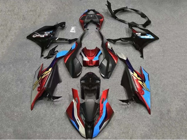 2023-2024 BMW S1000RR Motorcycle Fairings - Black Red Blue Gold UK