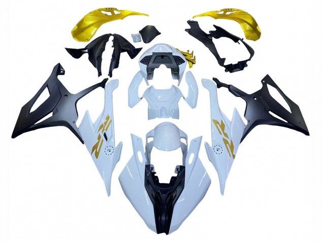 2019-2022 BMW S1000RR Motorcycle Fairings - White Gold UK