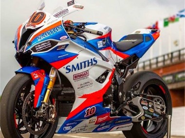 Best 2019-2022 BMW S1000RR Motorcycle Fairings - White Blue Red Smiths UK