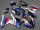 2019-2022 BMW S1000RR Motorcycle Fairings - White Blue Red Smiths UK
