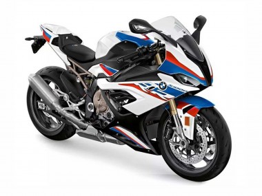 Best 2019-2022 BMW S1000RR Motorcycle Fairings - White Blue Red UK
