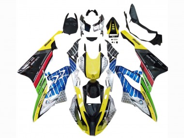 Best 2015-2016 BMW S1000RR Motorcycle Fairings - Yellow Blue Green Red Black VR 46 UK